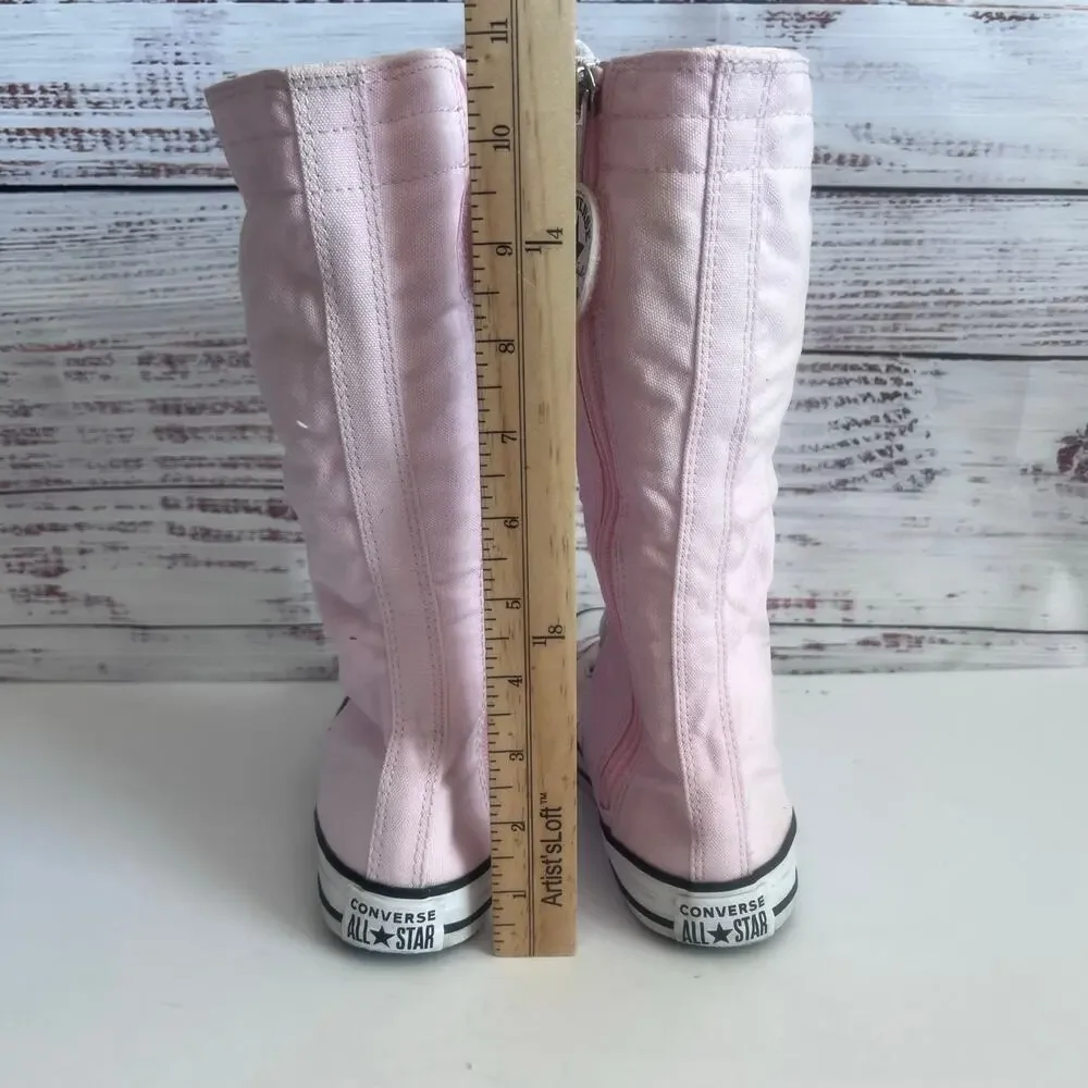 CONVERSE CHUCK TAYLOR YOUTH ALL STAR XXHI KNEE HIGH BOOTS PINK SIZE 2